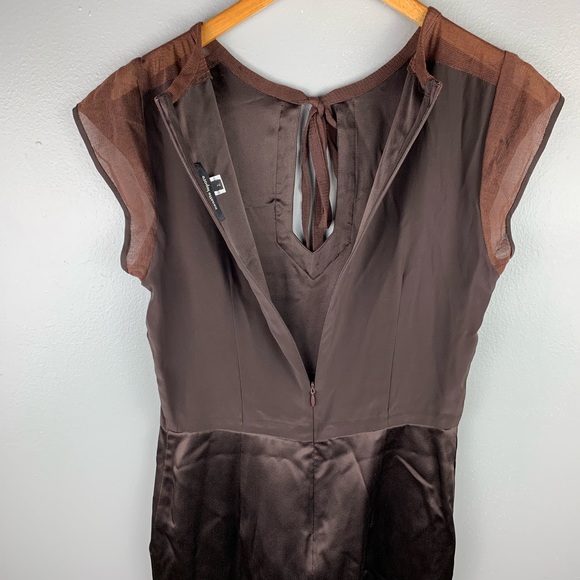 Nanette Lepore | A-line Mesh Silky CapSleeve Dress - Picture 7 of 7